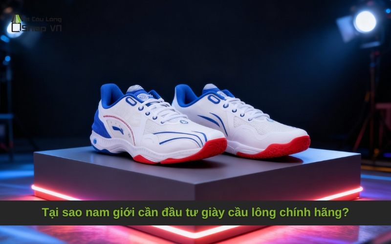 Tại sao nam giới cần đầu tư giày cầu lông chính hãng?