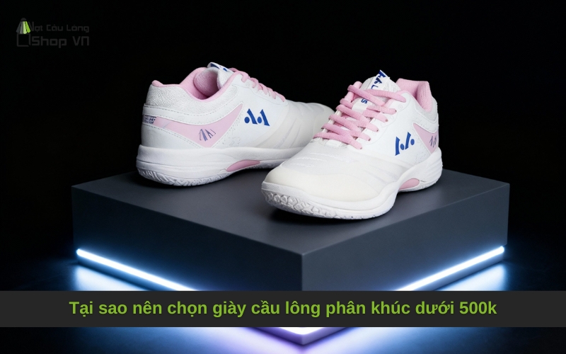 Tại sao nên chọn giày cầu lông phân khúc dưới 500k