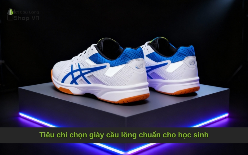 Tiêu chí chọn giày cầu lông chuẩn cho học sinh