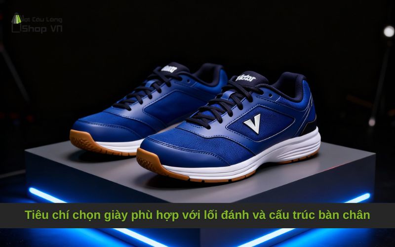 Tiêu chí chọn giày phù hợp với lối đánh và cấu trúc bàn chân