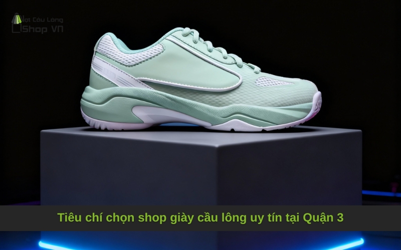 Tiêu chí chọn shop giày cầu lông uy tín tại Quận 3