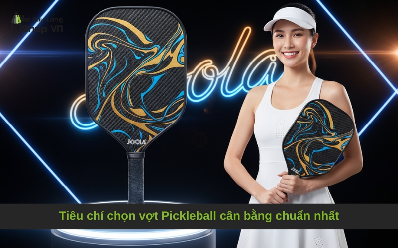 Tiêu chí chọn vợt Pickleball cân bằng chuẩn nhất