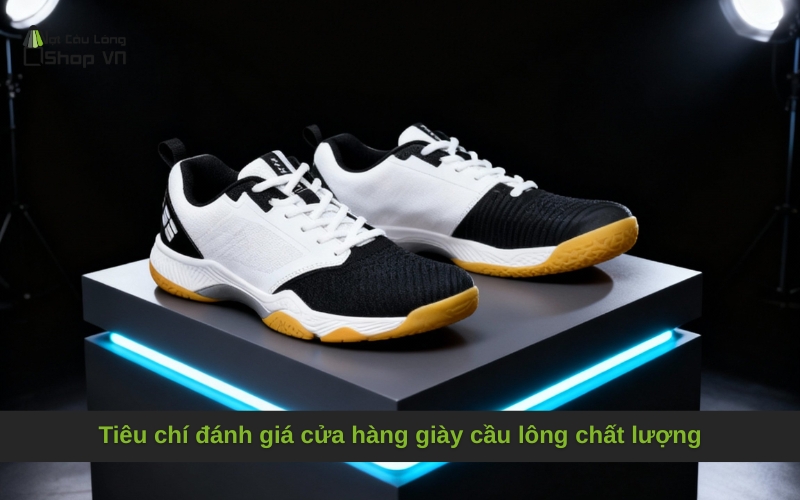 Tiêu chí đánh giá cửa hàng giày cầu lông chất lượng