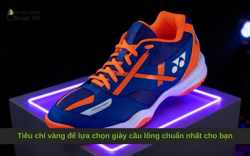 Tiêu chí vàng để lựa chọn giày cầu lông chuẩn nhất cho bạn