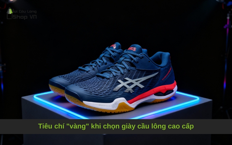 Tiêu chí "vàng" khi chọn giày cầu lông cao cấp