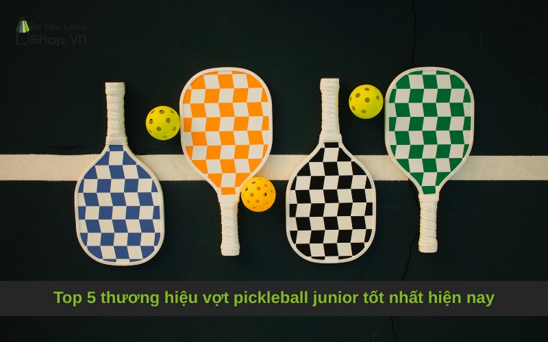 Top 5 thương hiệu vợt pickleball junior tốt nhất hiện nay