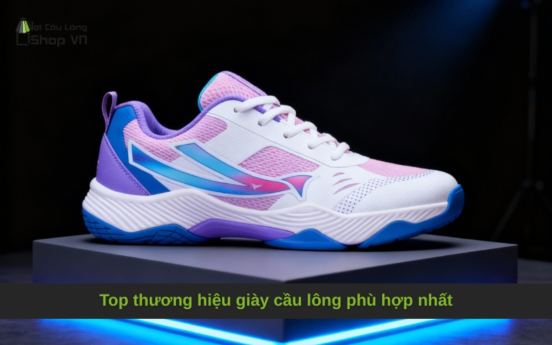 Top thương hiệu giày cầu lông phù hợp nhất