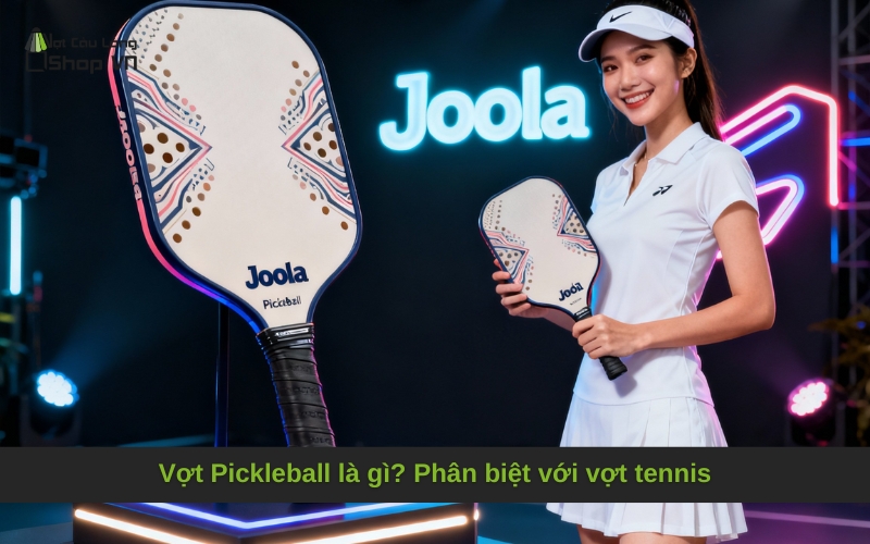 Vợt Pickleball là gì? Phân biệt với vợt tennis